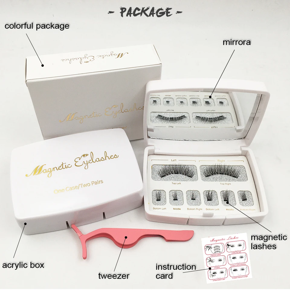 
Full 100 3d real full magnetic lashes black 12mm 3 1 magnet magnetic eyelashes magnet mink 3d magnetic lashes magnetic liner 