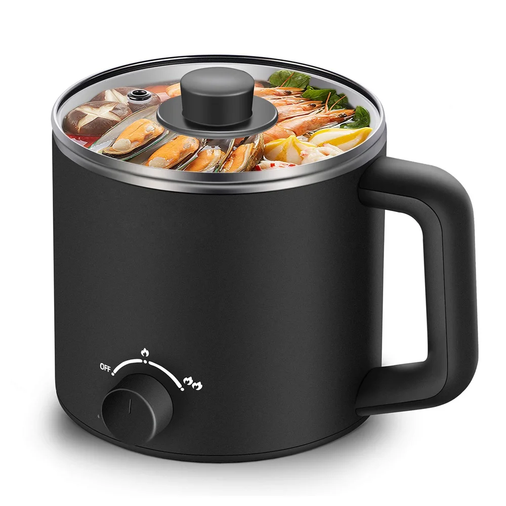 Электрочайник Dingxian емкостью 1,6 л, защита от перегрева, защита от сухого горения, черный Электрочайник