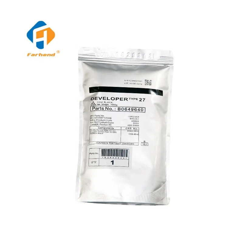 Type 27 Compatible Copier Developer Type 27 For Ricoh Mp1350 9000 1100 1107 1357 Copier Developer