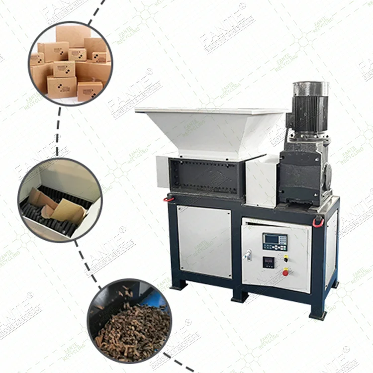 Copper wire /steel hard disk/ fabric industrial/ carton waste/ car tire/ recycling plastic shredder machine