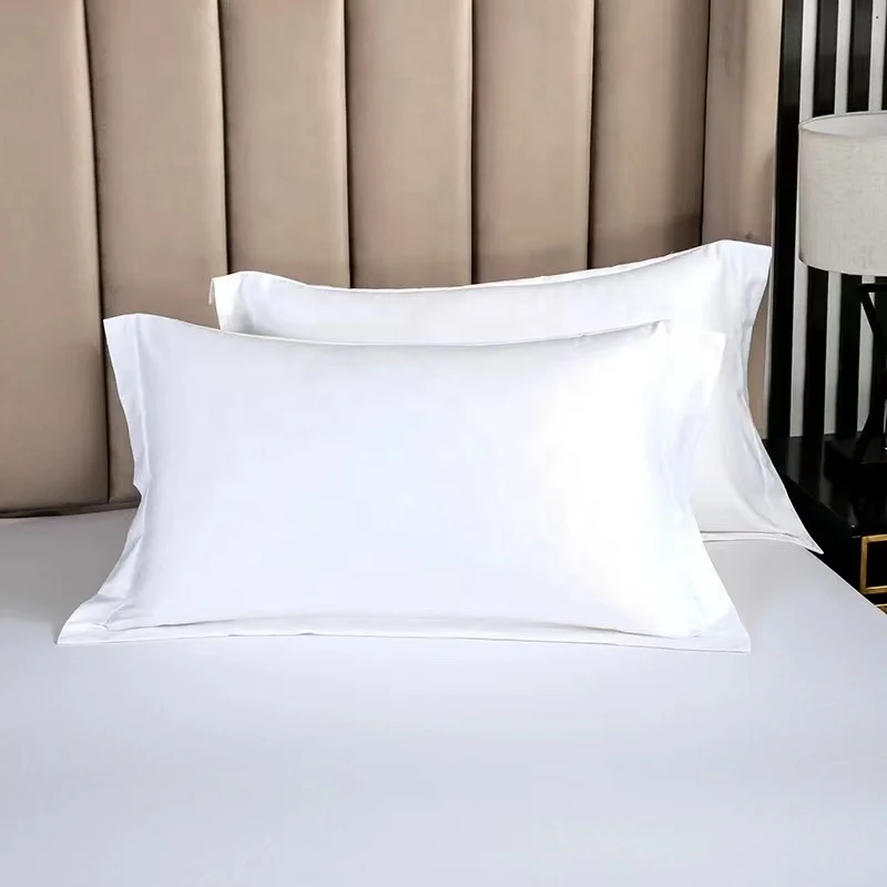 Wholesale Hotel Linen  white Duvet Cover Fitted Bed Sheet Set 100% Cotton Bedding Set High Quality Home Hotel pillow cover case