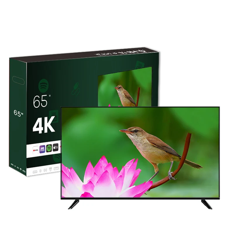 Wholesale 65inch Smart LED Tv Ultra-HD Tv ATV DVB T2 Television 65 Inch Smart Tv