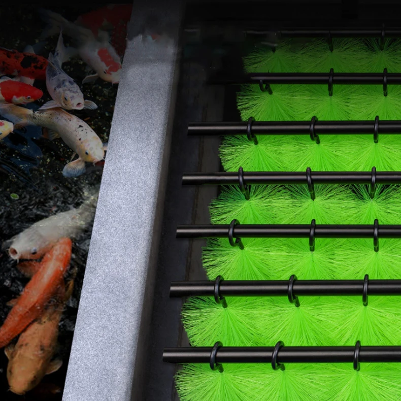 Aquarium fish pond filter brush koi fish pond filter brush
