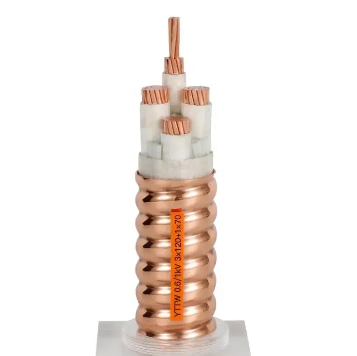 Manufacturer Rolled Metal Sheathed Mineral Insulated Flexible Fireproof Cable Copper Control Cable Electric Wire Cables