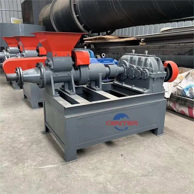 Simple Hydraulic Coke Ball Press Making Machine Mini Charcoal Oval Briquette Coal Rod Extruding Machine From China