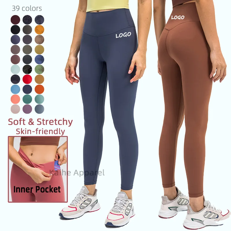 Women Buttery Soft High Waist Tummy Control Sports Yoga Pants V Back 4 Way Stretchy Running Gym Tights Workout Athletic Leggings (1600208851979)