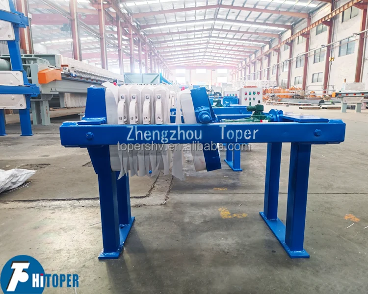 Copper filter press to treat copper tailing