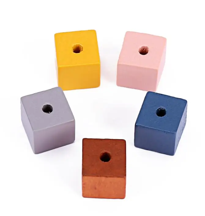 Китайские бусины вишни 4-50 мм деревянные шарики натурального цвета аксессуары «сделай сам»