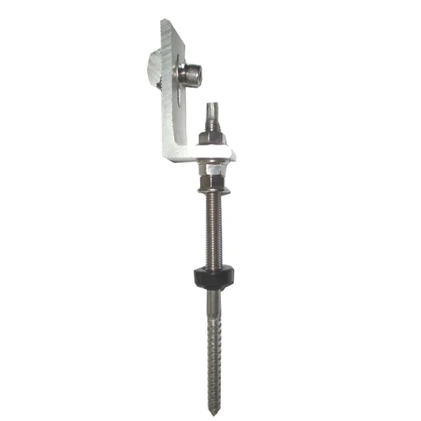 Factory Wholesale Pv Panel Solar L Feet Bracket Solar Mounting L Feet L Foot For Tin Roof