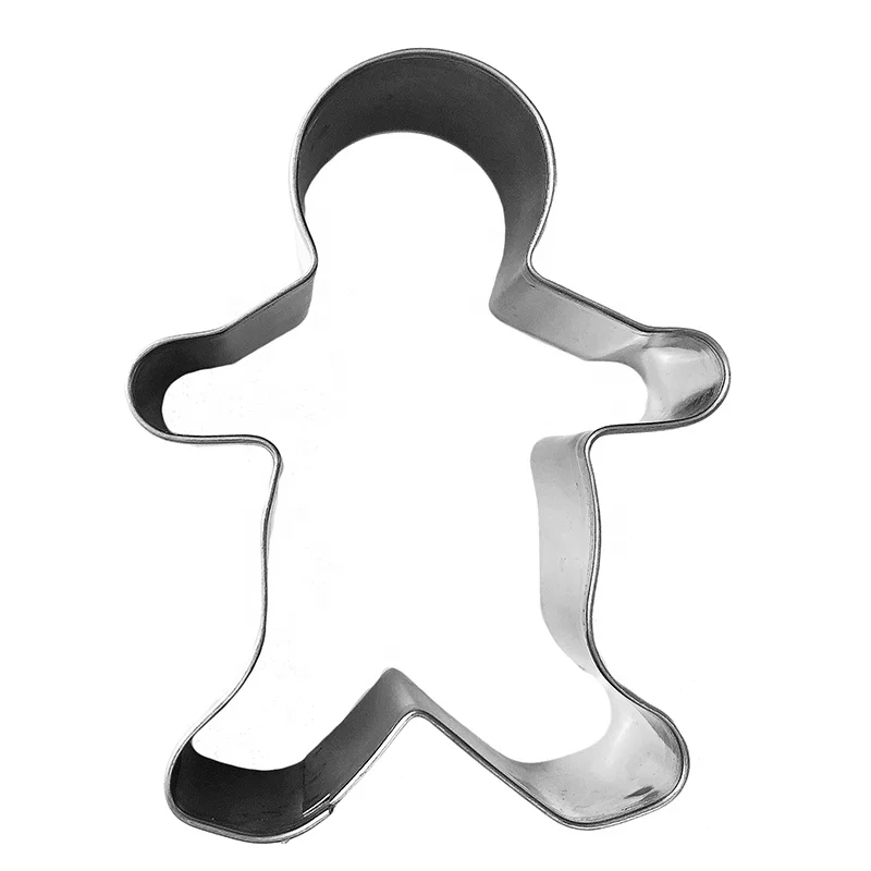 Gingerbread Man Cookie Cutter Stainless Steel Biscuit Mold