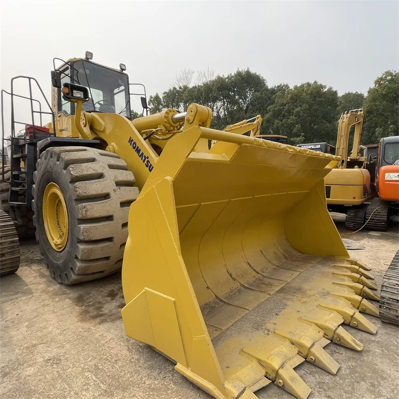 Wa600-3 колесный погрузчик komatsu для строительства модель 600 мощный фронтальный wa600-6