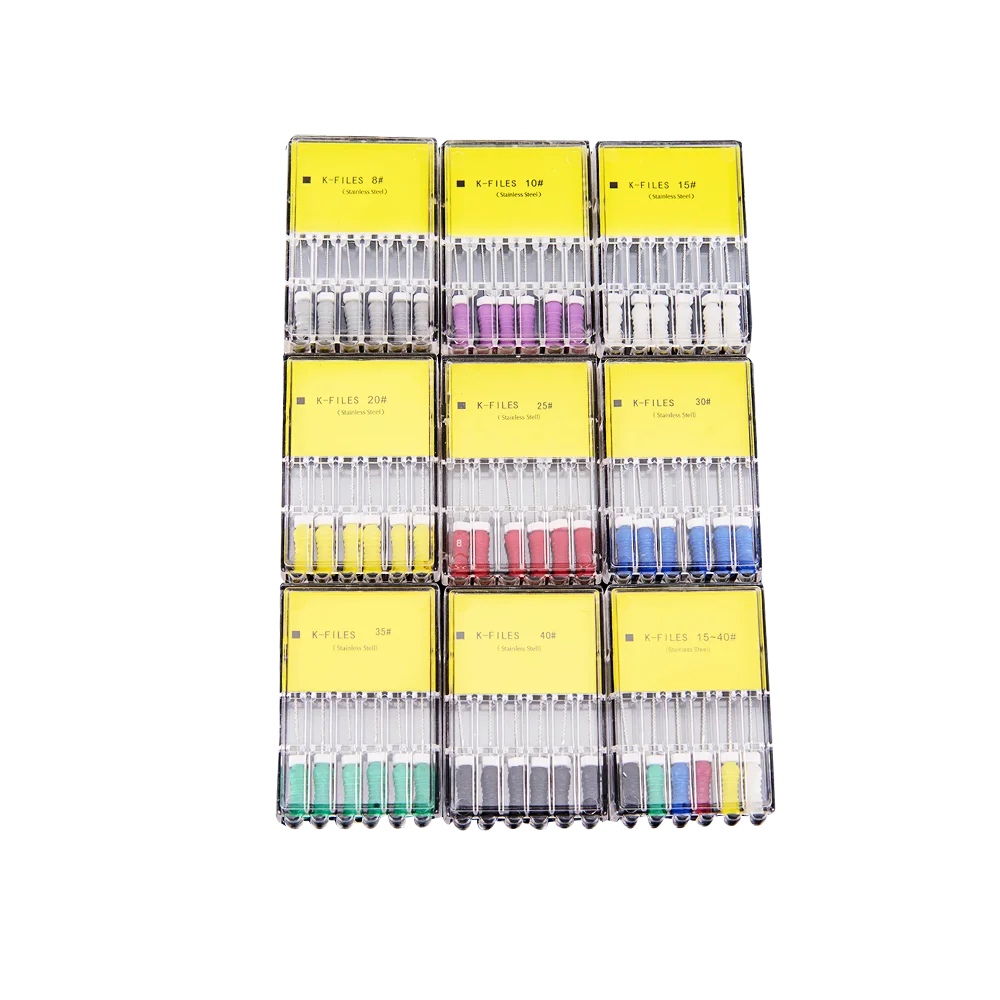  Стоматологические эндододонтические файлы для корневых каналов из нержавеющей стали K-файл H-файл R-файл