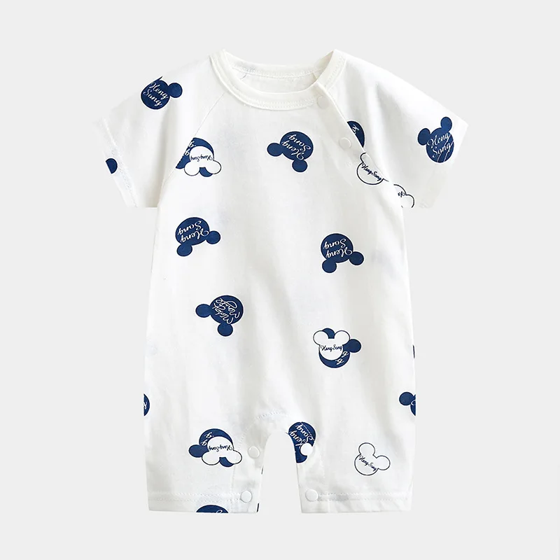2022 summer cute boys girls 0-3 months rompers baby rompers printed