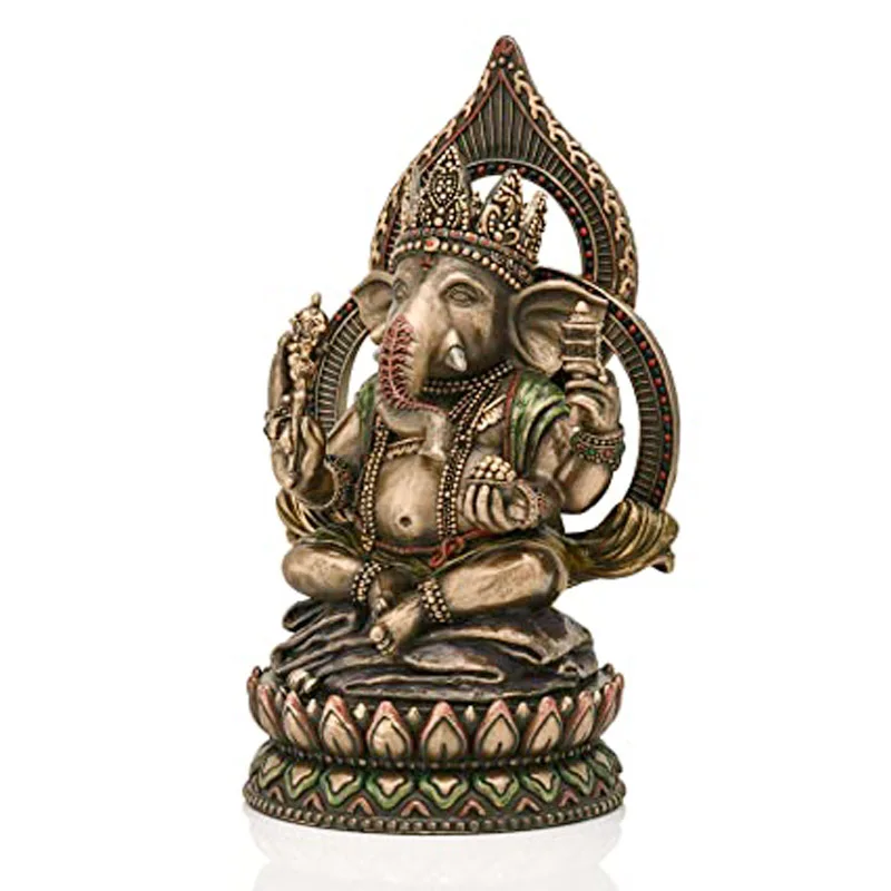 Custom shaped resin figurine Ganesha polyresin hindu god idols statue