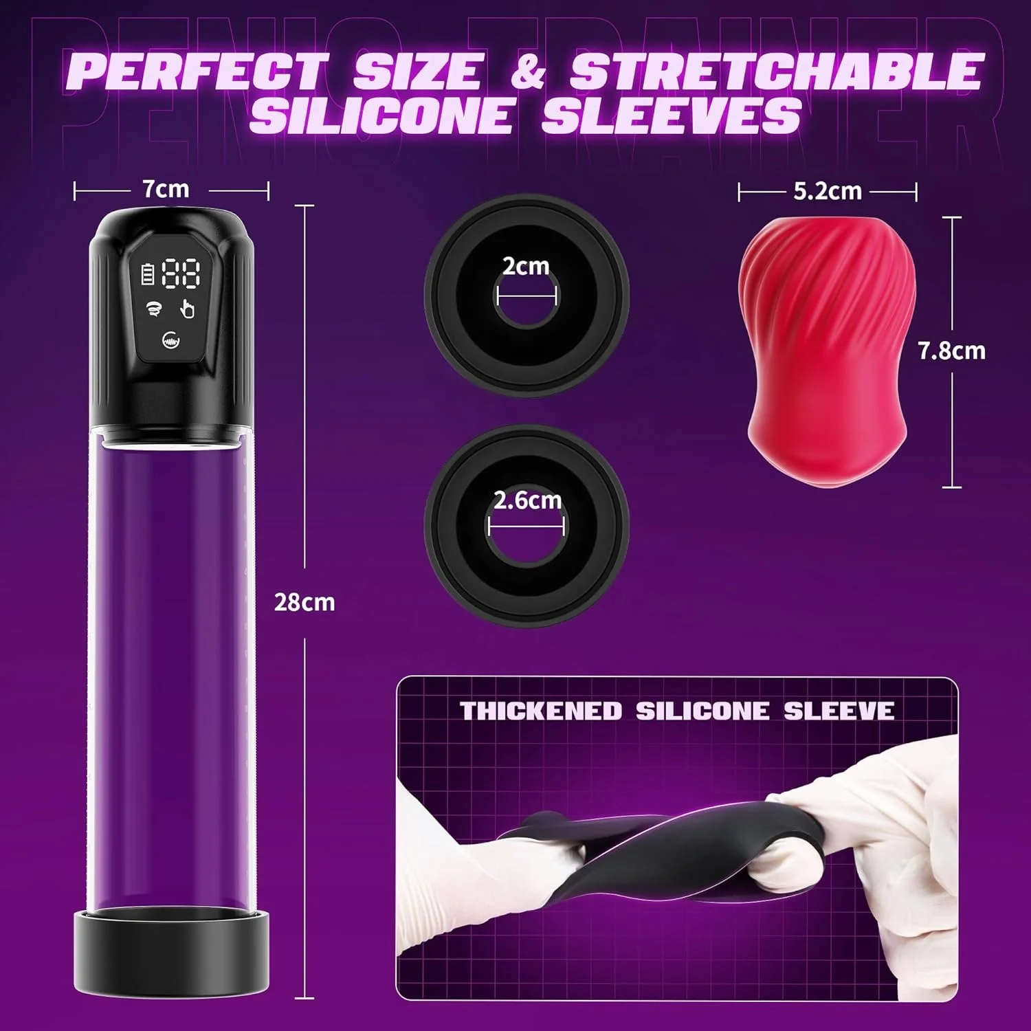 Sex Toys for Men Penis Pump Automatic Sucking Male Masturbator Pocket Pussy Male Stroker Male Penis Extender