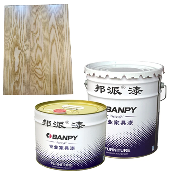 China cheap price wood polish materials two component pu paint polyurethane furniture wood coating