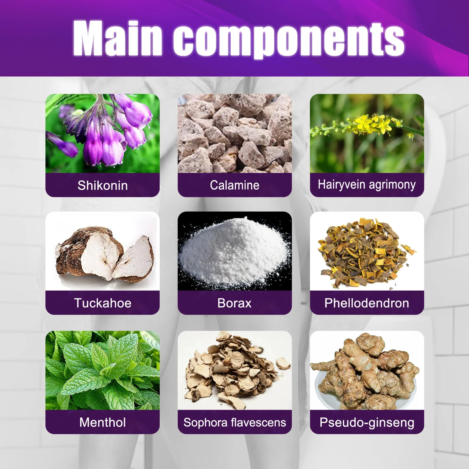 100% Natural Herbal Hemorrhoids Spray Relieve Anal Ball and Swelling Pain Spray Body Care