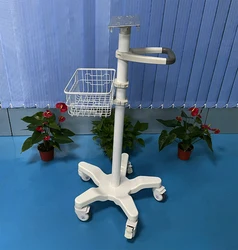 High Quality medical rolling monitor stand NBR-MT-01A Height adjustable Patient monitor trolley cart for hospital