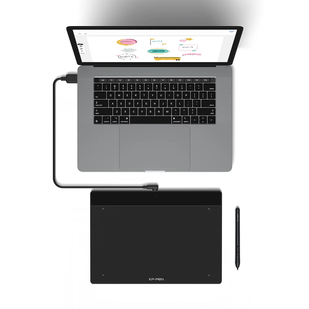 
XP-PEN New Product Deco Fun L Digital Signature Pen Pad Drawing Device Graphic Tablet 