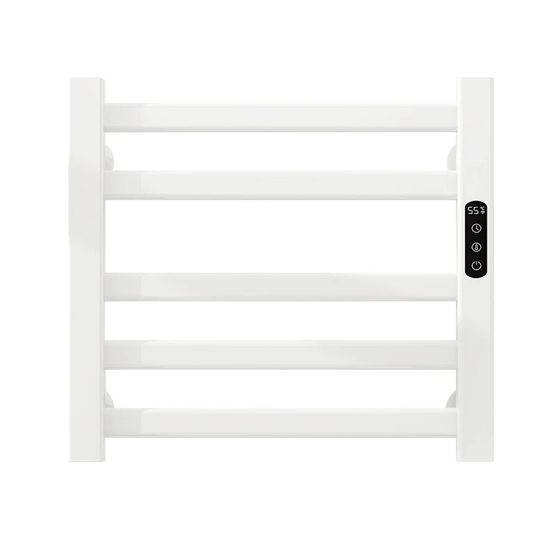 Factory hot sale Wall-mounted Straight Heated Rail Chrome Bathroom Towel Warmer Rack Radiator