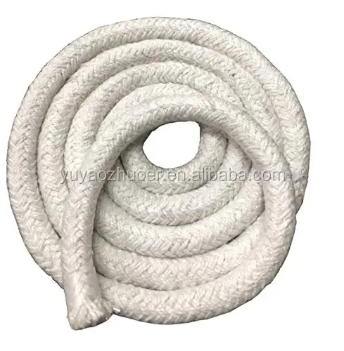 Safety Guarantee Fireproof Gasket Material Ceramic Fiber Rope Expanded Sealing Fiber Rope