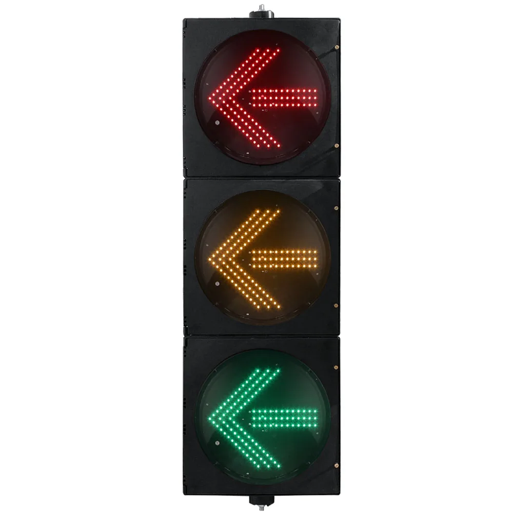 Yangzhou Fama Trafficon 400mm Arrow Traffic Lights Newest Desgin Red Yellow Green Arrow Led Traffic Signal Light