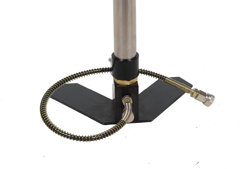 Stainless Steel Foldable air stirrup 4 stage hand compressor 4500psi 300bar high pressure pump pcp air pump for airrifle