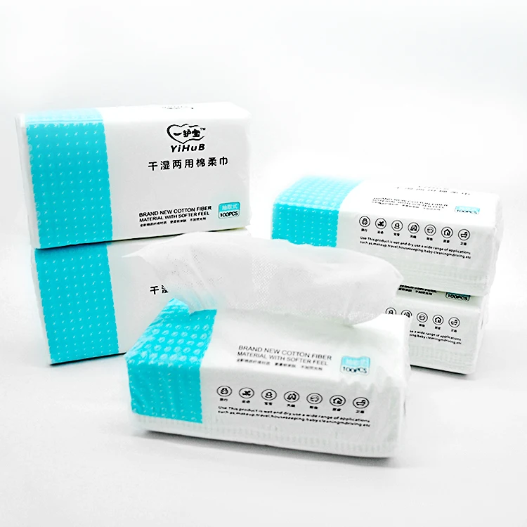 Multi-Purpose Travel Sports Cleansing Netting Disposable Cosmetic Cotton Beauty Products Towel Disposable Cotton Tissue