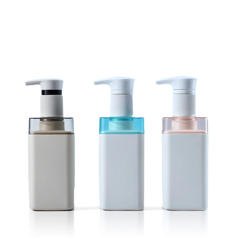 Hand Body Wash Liquid Soap Empty Square Body Lotion Bottle Packaging 500 ml