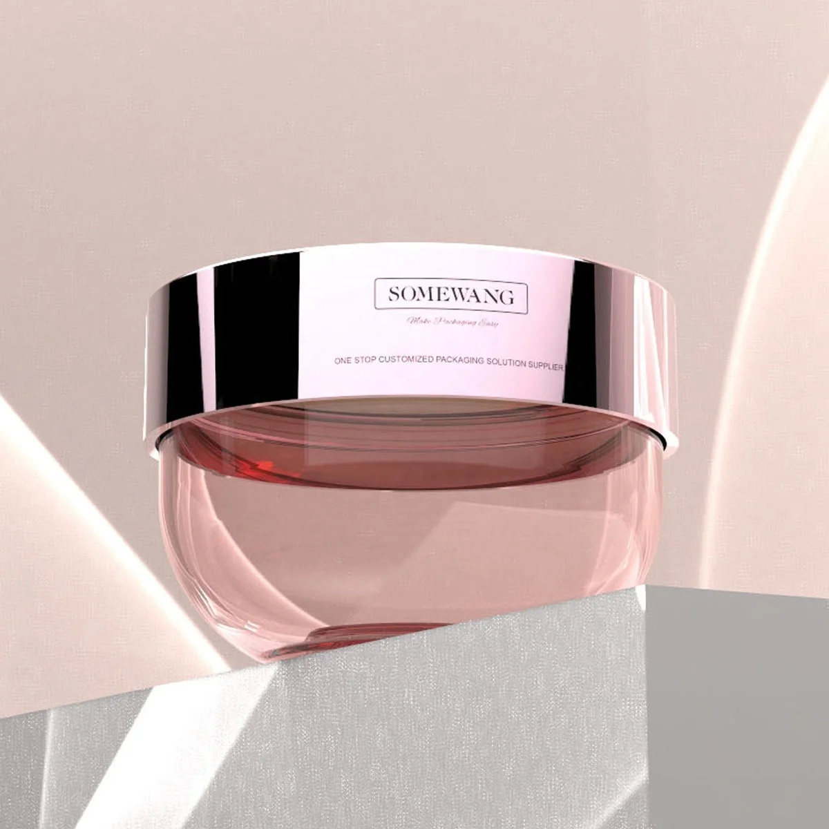 PP Jar Wholesale Luxury Empty 100ml 200ml 250ml 8oz Plastic Cosmetic Cream Jar With Screw Cap