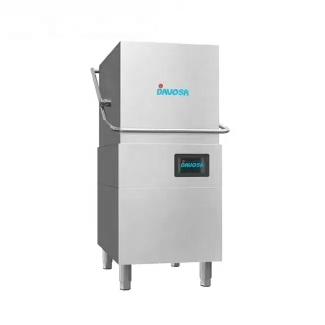 Factory Direct Sales Fully Automatic Freestanding Dishwasher Machine 304 Stainless Steel Energy-Conserving with Hood Type
