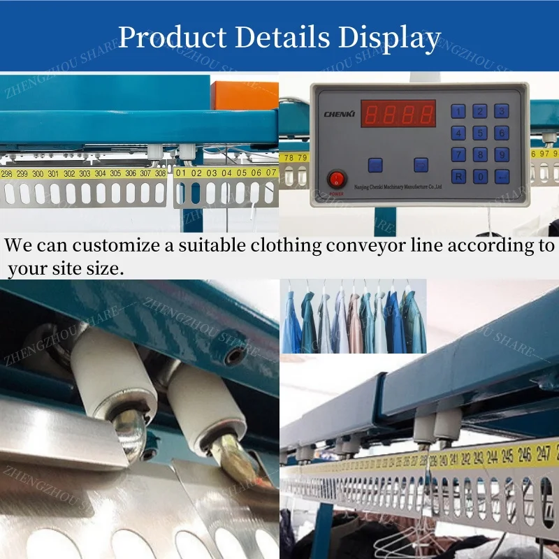 High Quality 308 Clothes Conveyor Laundry Machine Commercial Shoes Dry Cleaning Shop Use Automatic Clothes Conveyor for Sale