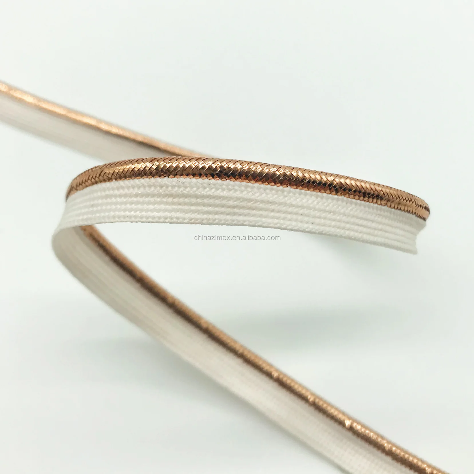 10MM CHINA COPPER LUREX BIAS PIPING TAPE