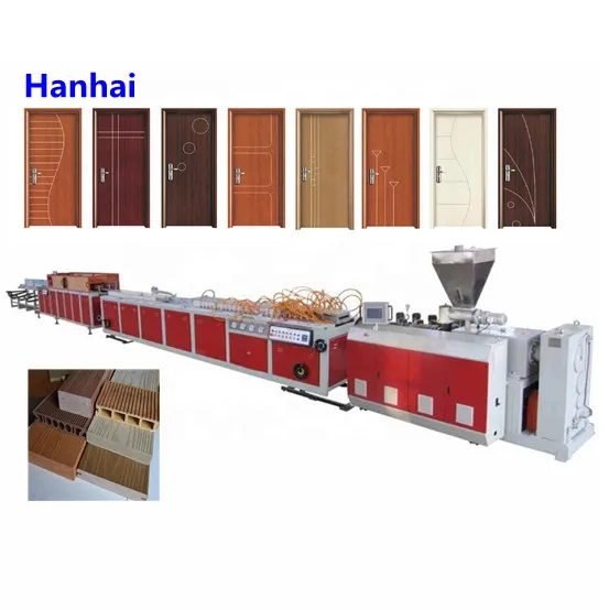 Косяк двери открытый окна Фрам настил пол настенная потолочная панель WPC PE PP смывной пластик дерево композитная машина для литья под давлением