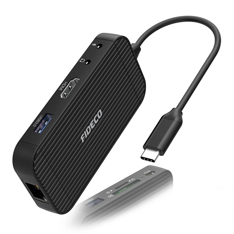 FIDECO Gigabit Ethernet Converter Lan Connecter 10 100 1000 Mbps Rj45 Network Card Adapter