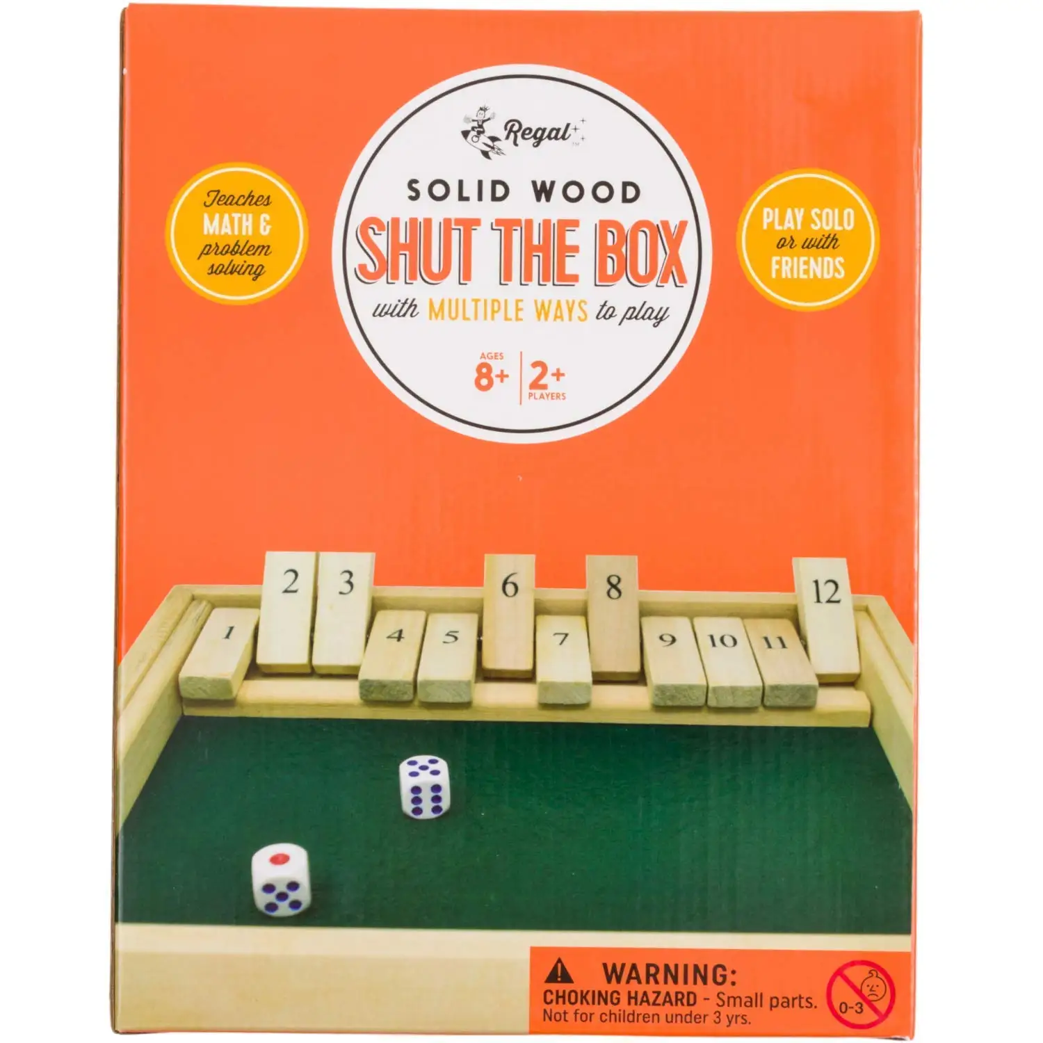 Shut The Box 12 Spot Game Set