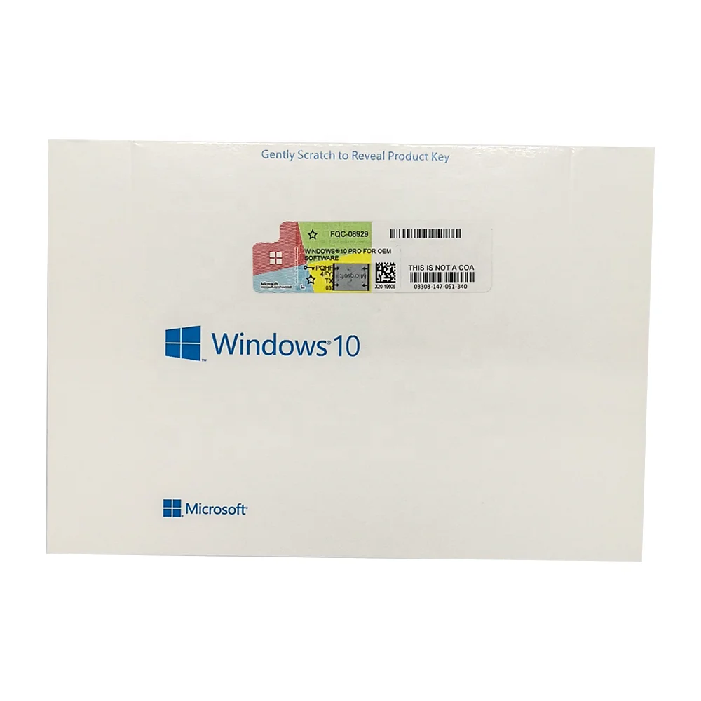 Windows 10 Pro Key DVD windows 10 pro full package Win 10 Pro OEM Key