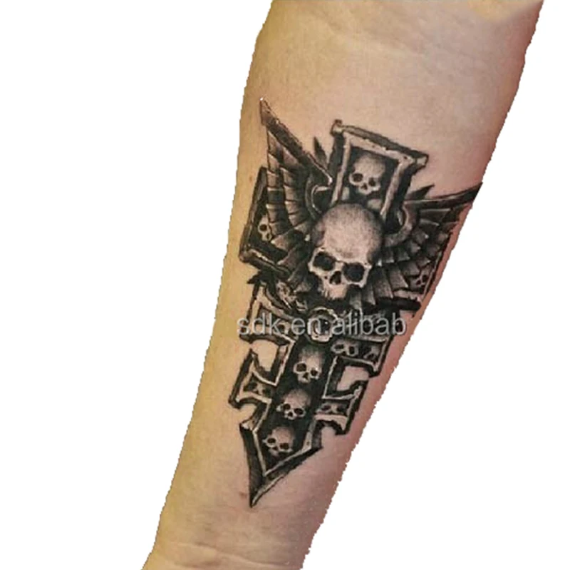 custom skin temporary tattoo,hot sale 3D arm big tattoo sticker