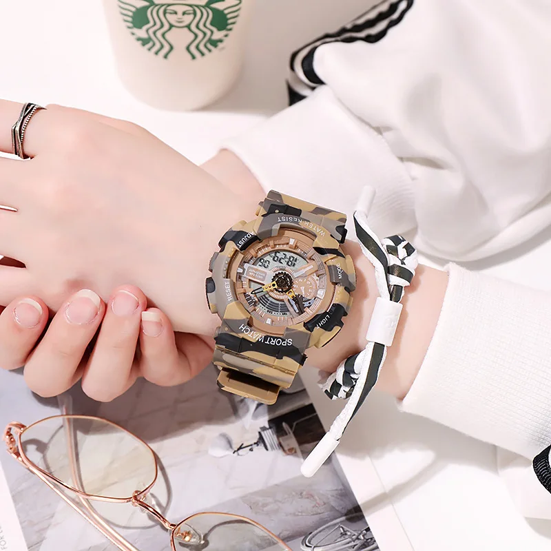 Wholesale 3atm Digital Montre Femme Reloj Digital Barato Watch for men Glass Plastic Unisex Rubber Round digital watches