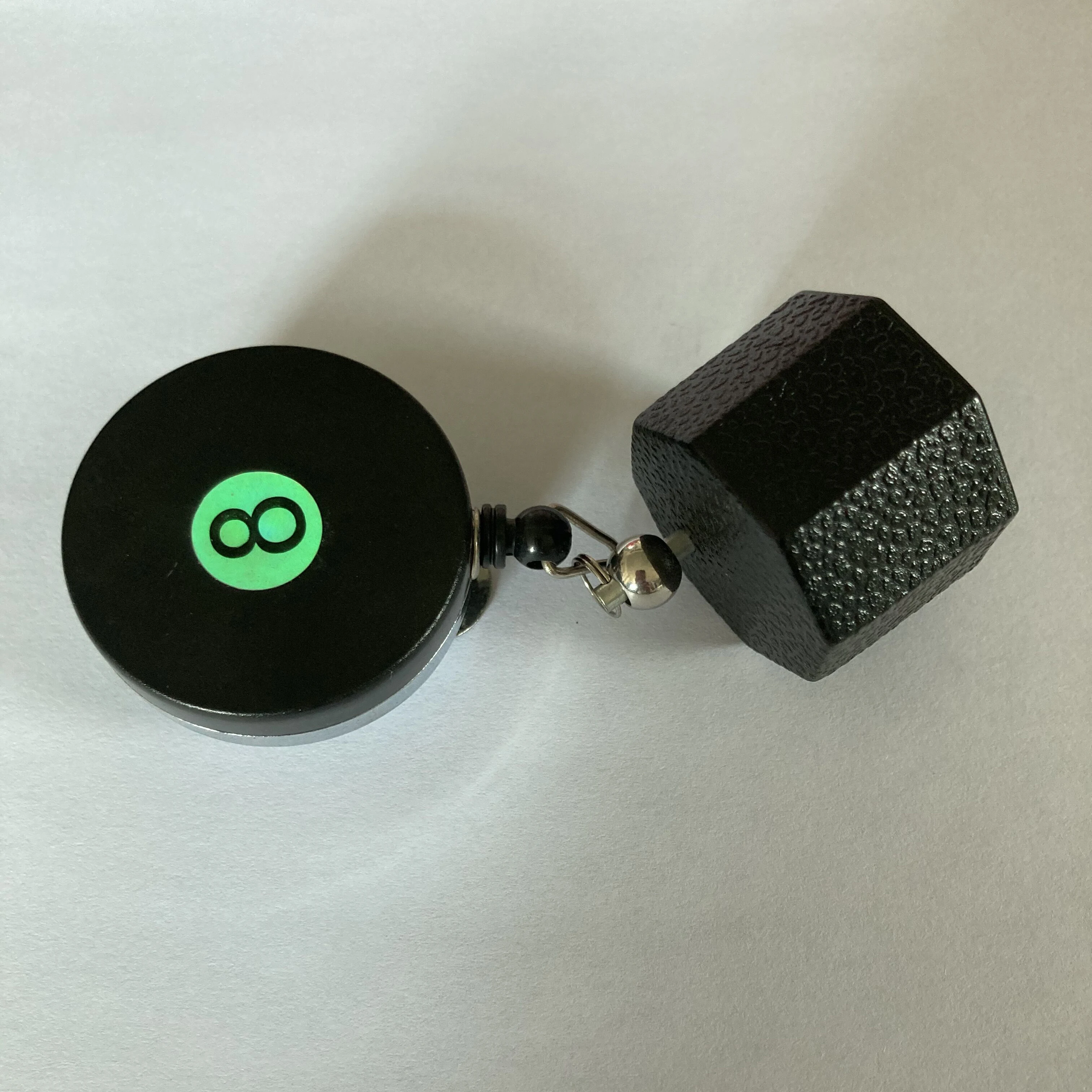 Portable retractable billiard chalk holder