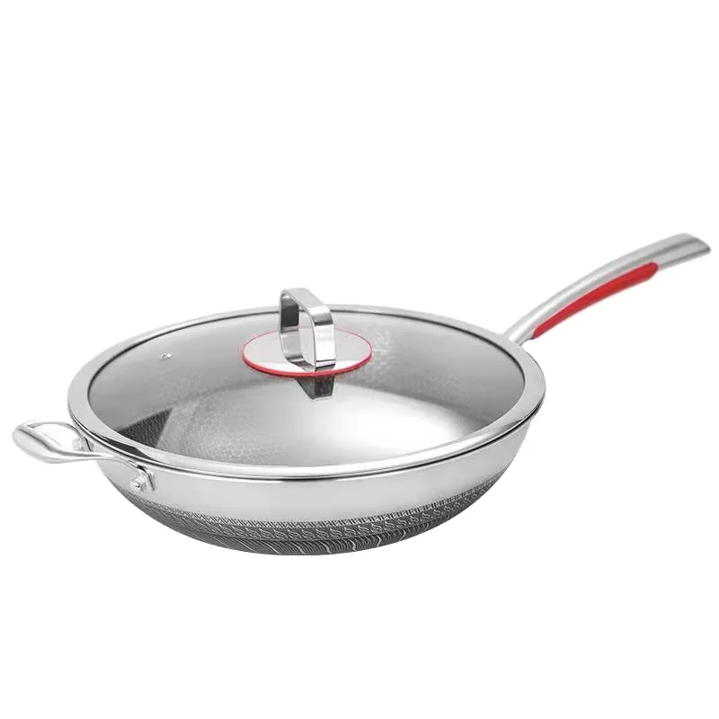 Solid Durable Anti-sticking Hot Conduct Quick Restaurant Paintcoat Gas Stoves Frying Pan