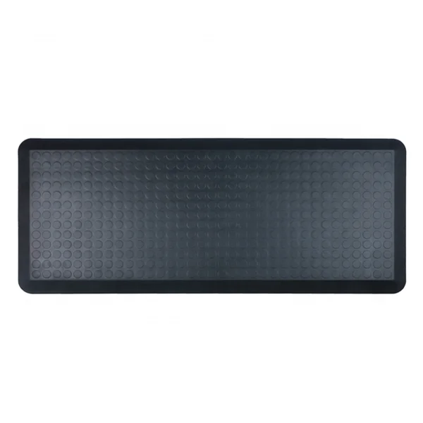 
Anti Fatigue Mat Kitchen Mats Cushioned Relieves Foot,Knee,and Back Pain Coin Pattern Black Mat 20