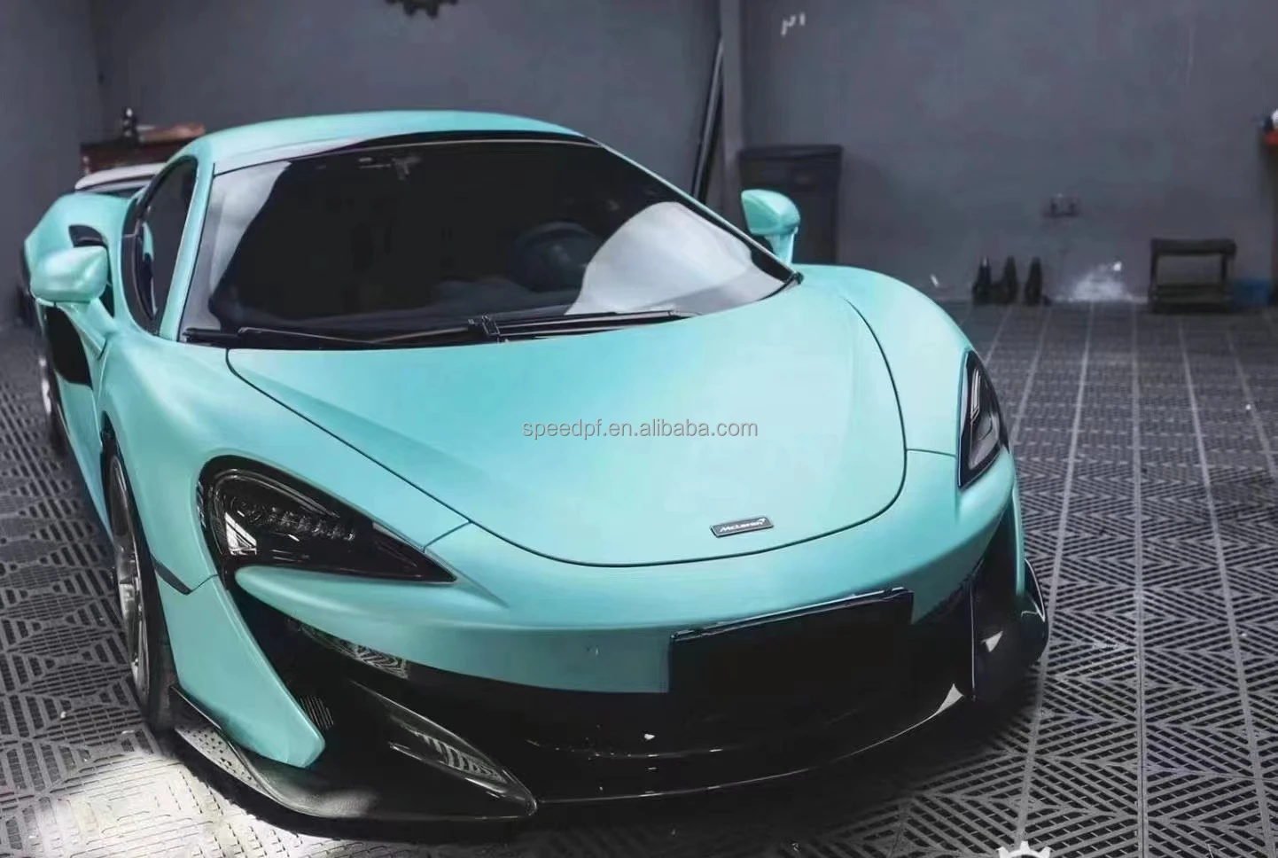 Fashion premium satin ultra matte  blue Car body stickers car wrap vinyl blue matte