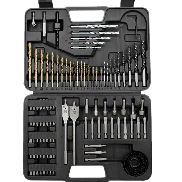 103pcs Combination Drill Tool Set Twist Drill Bit Metal Drilling Set Blow Mould Case