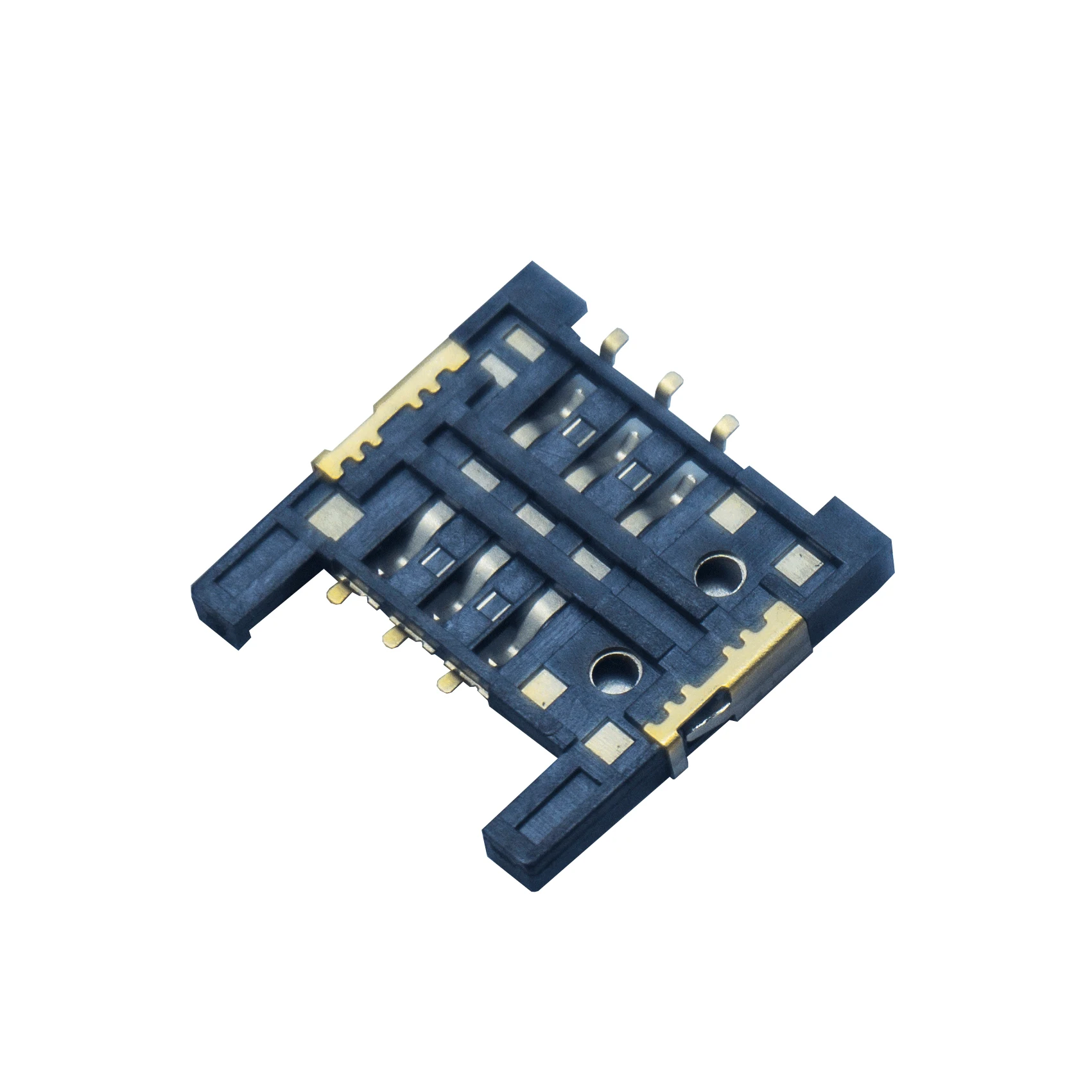 Hot sale 6pin 1.8h/2.2h Smt push pull type SIM connector card Slot Holder