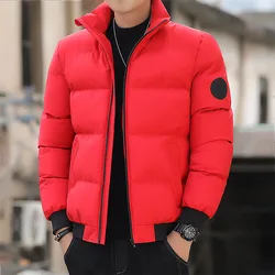 2022 Custom Logo Printed Winter Warm Wholesale Bubble Coat Clothing Outdoor Zipper Down Fashion Windbreaker Mens Puffer Jacket