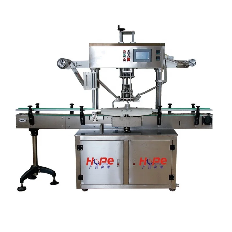 China Manufacture Automatic Chemical Health Care Product Food Dry Fruit Bottle Sealing Machine