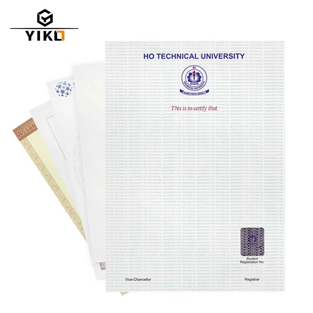 Индивидуальная запись сертификат качества свидетельства о получении диплома бумажная печать Университетская академическая Сертификация на