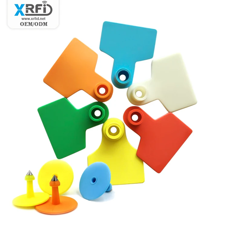 Hot Sell Custom Rabbit Ear Tag Electronic Rfid Animal Ear Tags Numbered For Earings