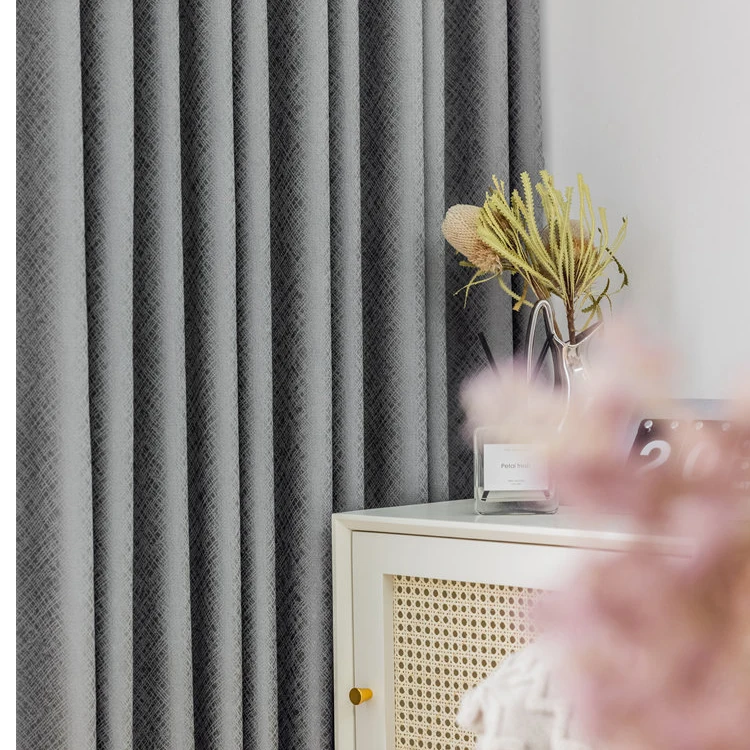 43-389 Luxury Blackout Jaquard Curtain Fabric For Livingroom